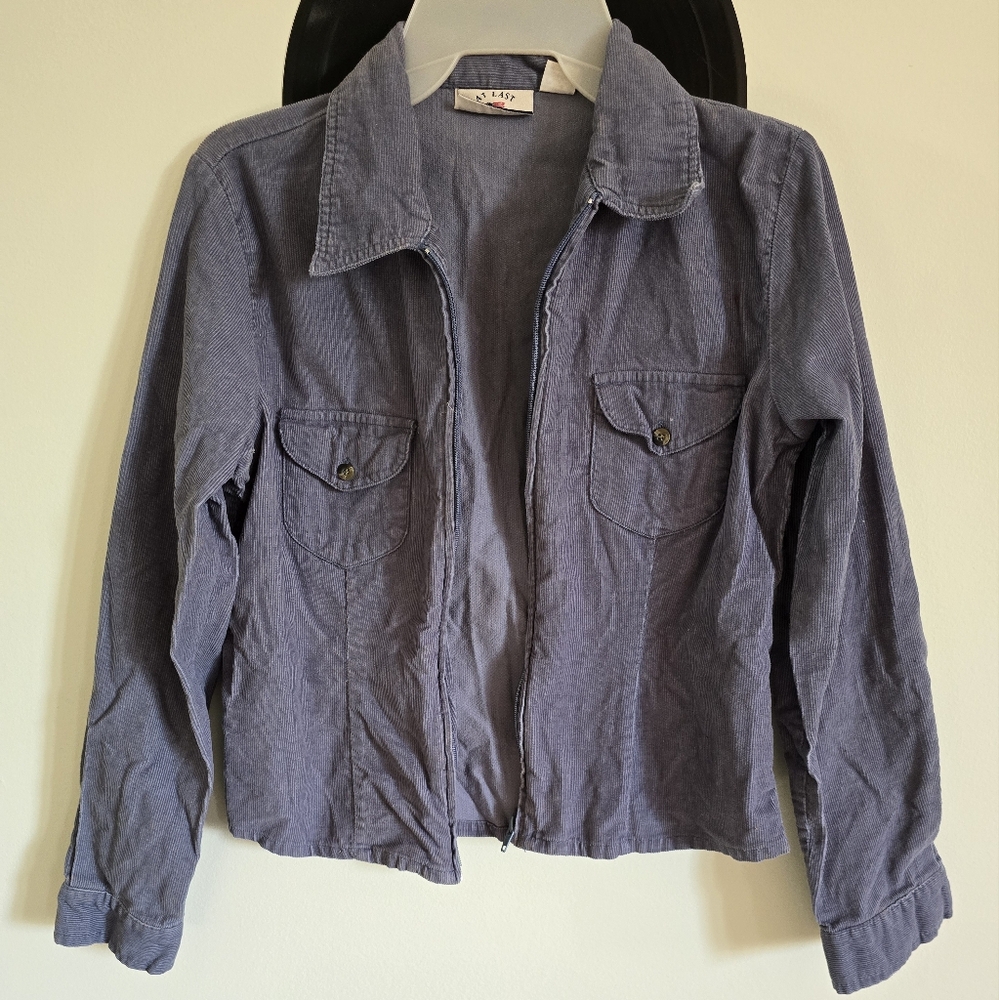 Women's Blue Jacket, corduroy